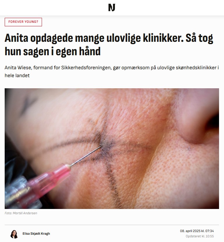 Artikel i Nordjyske.dk om ulovlige aktører med Anita Wiese