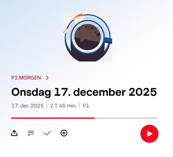 Sikkerhedsforeningen i DR's P1 Morgen
